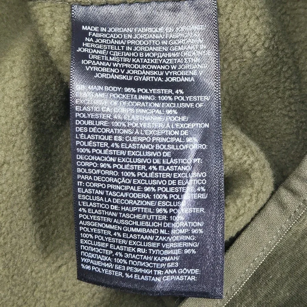 The North Face Canyonlands Men's L Full Zip Fleece Jacket Green Heather Gorpcore